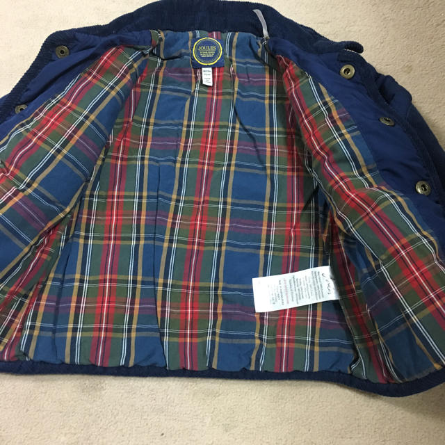 JOULES  定番キルティング紺色コート キッズ/ベビー/マタニティのキッズ服男の子用(90cm~)(コート)の商品写真