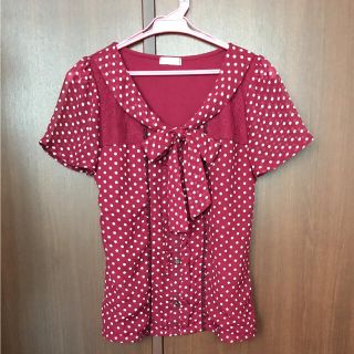 アクシーズファム(axes femme)のgato様専用♡axesドットトップス(シャツ/ブラウス(半袖/袖なし))