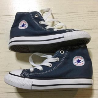 コンバース(CONVERSE)のコンバース usa ネイビー 15.5 引っ越しのためお値下げ今週まで。(スニーカー)