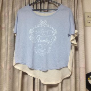 レトロガール(RETRO GIRL)の異素材Tシャツ/RETRO GIRL(Tシャツ(半袖/袖なし))