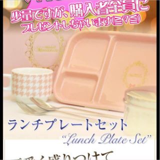 ミシェルマカロン(michellMacaron)のミシェルマカロン ランチプレートセット ノベルティ 新品未使用未開封(グラス/カップ)