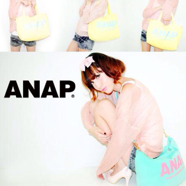 ANAP(アナップ)のANAP ロゴスウェットトートバック レディースのバッグ(トートバッグ)の商品写真