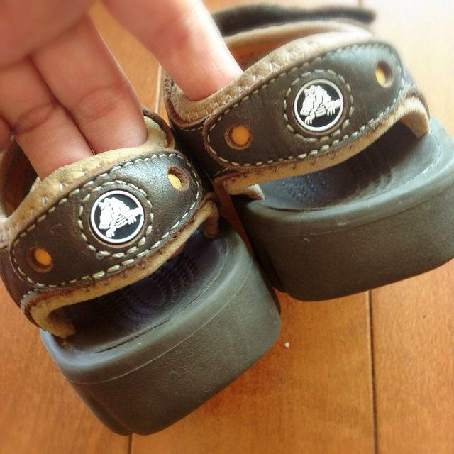 crocs(クロックス)のクロックス 14cm レアモデル キッズ/ベビー/マタニティのキッズ靴/シューズ(15cm~)(その他)の商品写真