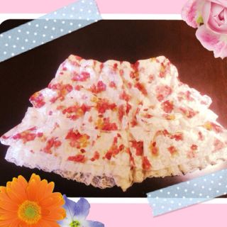 総フリル花柄♡ショーパン♡(ショートパンツ)
