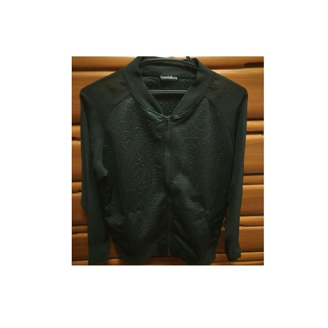 袖シースルー　 レディースのジャケット/アウター(ブルゾン)の商品写真