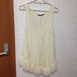 マウジー(moussy)のmoussy レースタンク(タンクトップ)