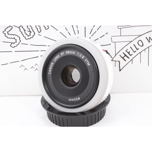 ✨単焦点レンズに挑戦✨Canon キャノン EF 40mm STM ホワイト-