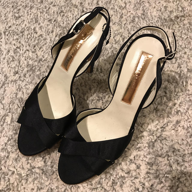 JIMMY CHOO - ルパートサンダーソン サテン サンダル 星 黒の通販 by