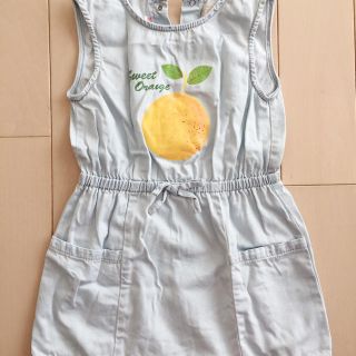 ザラキッズ(ZARA KIDS)のお値下げ！オレンジワンピース♡ZARA(ワンピース)