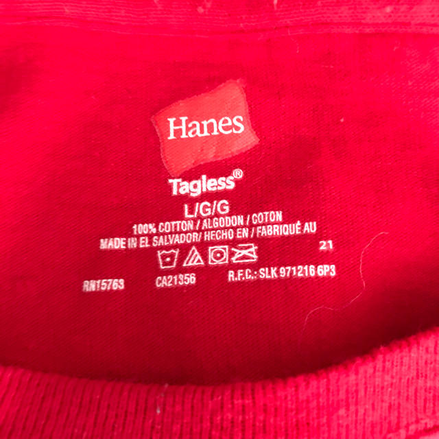 Hanes(ヘインズ)のUSA古着 半袖Tシャツ【L】 メンズのトップス(Tシャツ/カットソー(半袖/袖なし))の商品写真