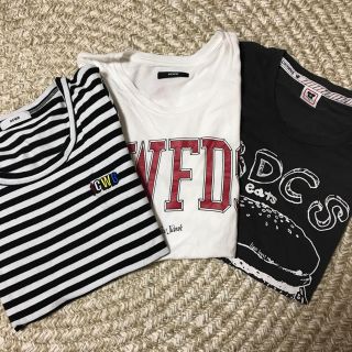 ロデオクラウンズワイドボウル(RODEO CROWNS WIDE BOWL)のRODEO CROWNS 半袖Tシャツ 3点セット(Tシャツ(半袖/袖なし))