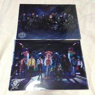 エグザイル トライブ(EXILE TRIBE)のハイロー クリアファイル 山王連合会 MIGHTY WARRIORS 2枚組(ミュージシャン)