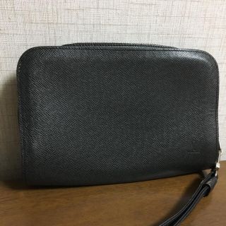 ルイヴィトン(LOUIS VUITTON)のルイ・ヴィトン  タイガ  バイカル  セカンドバック  グレー(クラッチバッグ)