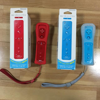 Wii リモコン♡赤、青の2点セット(家庭用ゲーム機本体)
