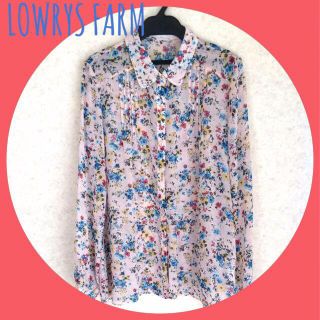 ローリーズファーム(LOWRYS FARM)のLOWRYSFARM♡花柄ブラウス(シャツ/ブラウス(長袖/七分))