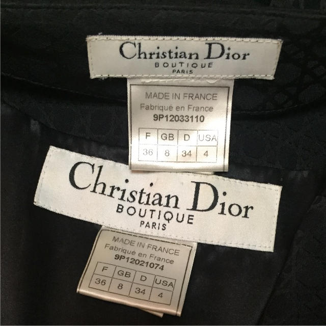 Christian Dior - クリスチャン ディオール スーツドレスの通販 by ちゅん's shop｜クリスチャンディオールならラクマ