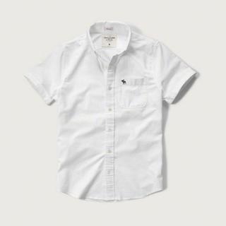 アバクロンビーアンドフィッチ(Abercrombie&Fitch)のアバクロ 半袖 オックスフォード ボタンダウンシャツ(シャツ)
