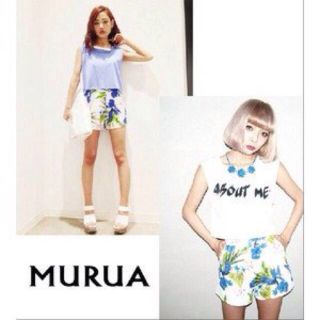 ムルーア(MURUA)のMURUA♡リゾート柄ショートパンツ(ショートパンツ)