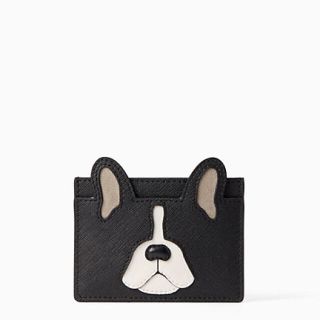 ケイトスペードニューヨーク(kate spade new york)の【うるるさま専用】Kate spade♠️フレンチブルドッグカードケース(名刺入れ/定期入れ)