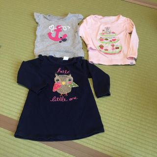 カーターズ(carter's)の80サイズ  トップス3枚セット (Ｔシャツ)