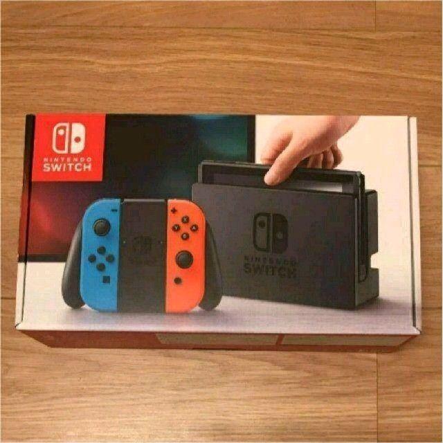 送料無料 新品 任天堂 ニンテンドースイッチ 本体 ネオン ブルー レッド