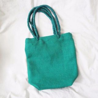 トゥデイフル(TODAYFUL)のTODAYFUL Jute Tote Bag GREEN(トートバッグ)