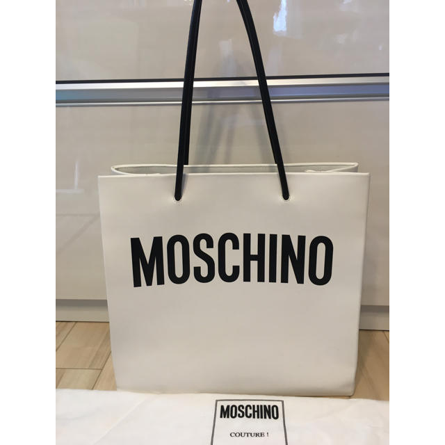 超特価SALE開催!】 MOSCHINO - める モスキーノ ショッパー風レザー