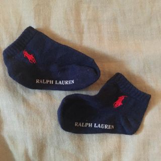 ラルフローレン(Ralph Lauren)の未使用 ラルフローレン ベイビー 靴下 ネイビー(靴下/タイツ)