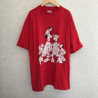 ヘインズ(Hanes)のUSA古着 BIGTシャツ【XL】101匹わんちゃん vintage(Tシャツ/カットソー(半袖/袖なし))