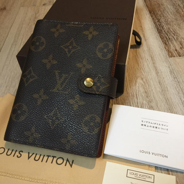 LOUIS VUITTON(ルイヴィトン)のヨンジユウナナ様用　美品  ヴィトン 手帳カバー アジェンダPM モノグラム♪  メンズのファッション小物(手帳)の商品写真