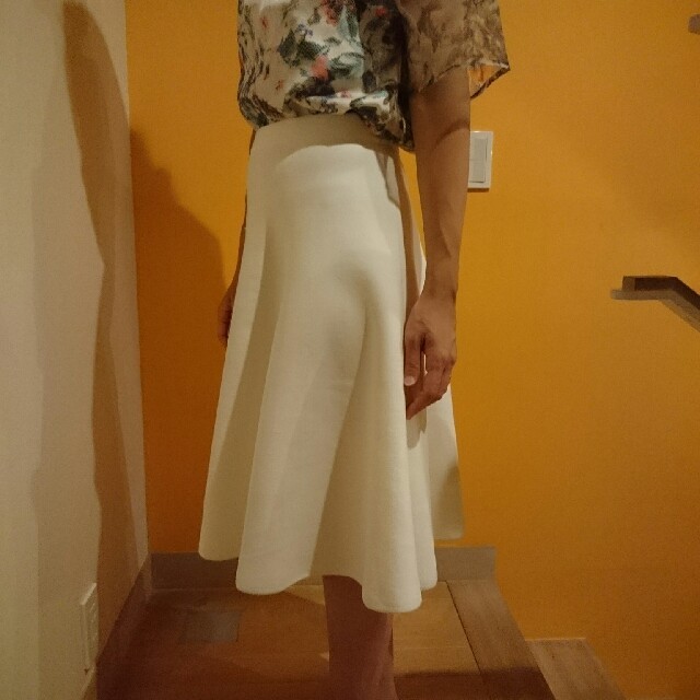 LE CIEL BLEU(ルシェルブルー)の美品 ルシェルブルー ひざ下スカート レディースのスカート(ひざ丈スカート)の商品写真