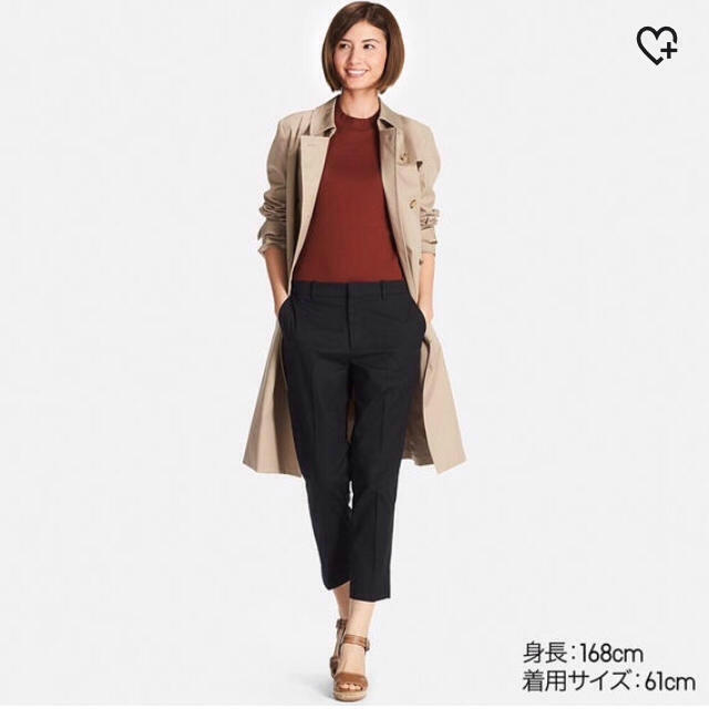 UNIQLO(ユニクロ)のグレー 試着のみ、ブラックタグはずし、洗濯済み 定価3000円ほど レディースのパンツ(クロップドパンツ)の商品写真