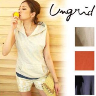 アングリッド(Ungrid)のungrid❤︎ノースリーブパーカー(パーカー)