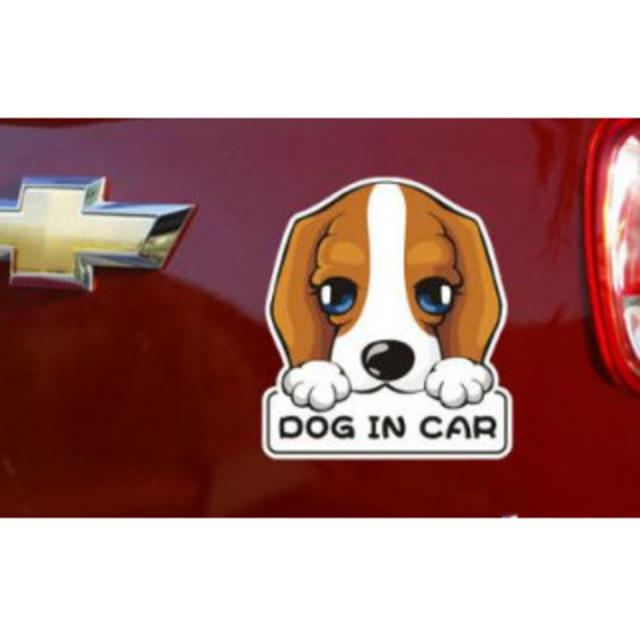 ♡反射ステッカー 赤ちゃん乗ってます Baby in Car 犬 dog ♡ キッズ/ベビー/マタニティの外出/移動用品(自動車用チャイルドシートカバー)の商品写真