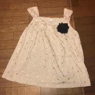 ザラ(ZARA)のZARA  お花付き Tシャツ(Tシャツ(半袖/袖なし))