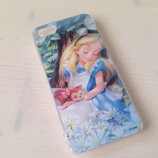 ディズニー(Disney)のアリスiPhone5,5Sケース(モバイルケース/カバー)