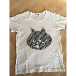 ネネット(Ne-net)の【美品】ネネット にゃー ギンガムチェックTシャツ(Tシャツ(半袖/袖なし))