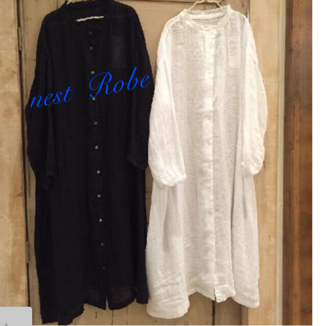 Nest Robe Nest Robe フリルリネン ワンピースの通販 By リーコ S Shop ネストローブならラクマ