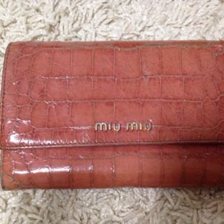 ミュウミュウ(miumiu)のmiu miu 三つ折り財布(財布)