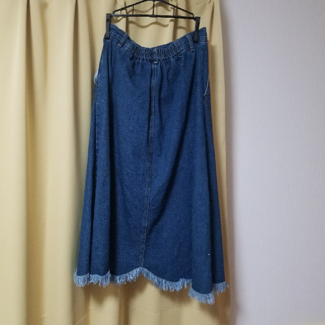 merlot(メルロー)のデニムロングスカート レディースのスカート(ロングスカート)の商品写真