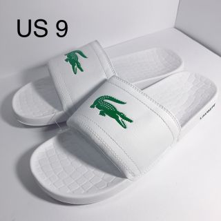 ラコステ(LACOSTE)のLACOSTE 　ラコステシャワーサンダル　US　9　ホワイト　新品未使用(サンダル)