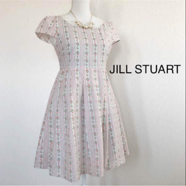 JILLSTUART(ジルスチュアート)のJILL STUART ワンピース 花柄 ジルスチュアート レディースのワンピース(ひざ丈ワンピース)の商品写真