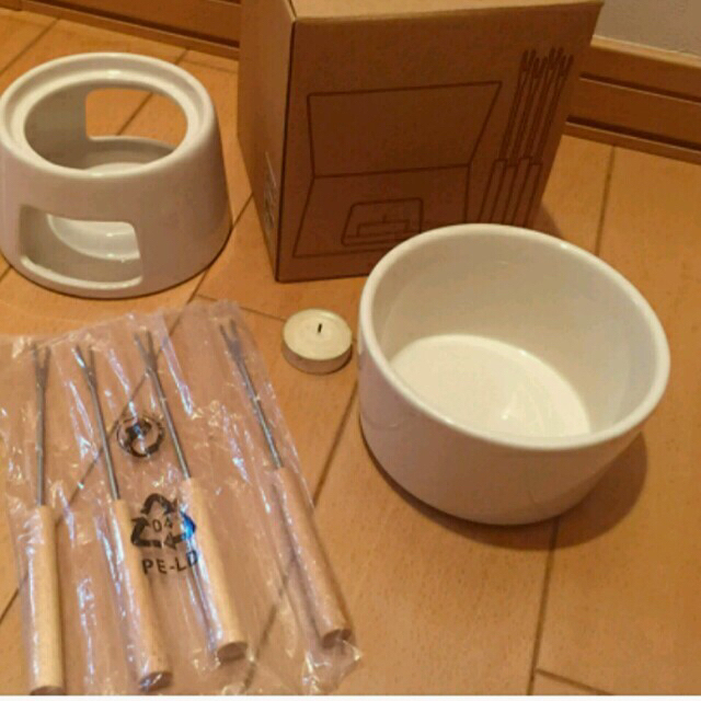 MUJI (無印良品)(ムジルシリョウヒン)の☆無印良品 チョコレートフォンデュセット☆ インテリア/住まい/日用品のキッチン/食器(調理道具/製菓道具)の商品写真