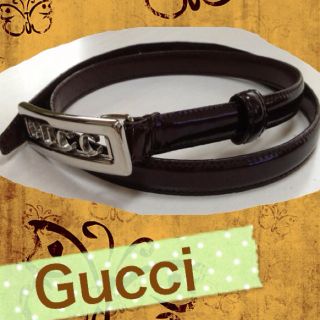 グッチ(Gucci)のGUCCI＊細ベルト＊送料込み(ベルト)