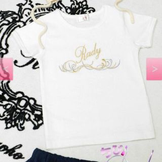 レディー(Rady)の新品 完売商品 Rady/バイカラーフレームちびTシャツ(Tシャツ/カットソー)