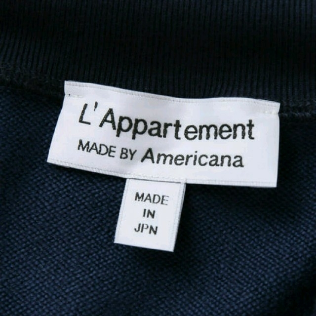 L'Appartement DEUXIEME CLASSE(アパルトモンドゥーズィエムクラス)のL'Appartement★AMERICANA オフショルダー トップス★黒 レディースのトップス(トレーナー/スウェット)の商品写真