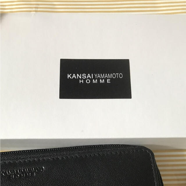 LACOSTE(ラコステ)の新品箱付 KANSAI YAMAMOTO  黒本革長財布 メンズのファッション小物(長財布)の商品写真