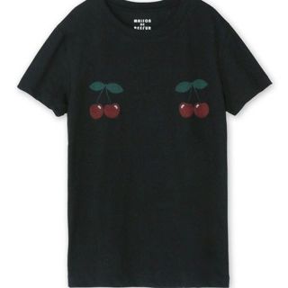 メゾンドリーファー(Maison de Reefur)の🍒メゾンドリーファー チェリーTシャツ BK (Tシャツ(半袖/袖なし))