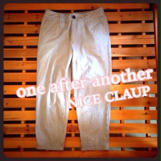 ワンアフターアナザーナイスクラップ(one after another NICE CLAUP)の411✳︎NICE CLAUP(カジュアルパンツ)