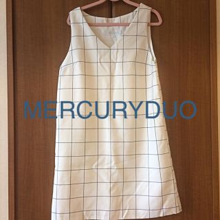 マーキュリーデュオ(MERCURYDUO)のシンプル❣️使えるワンピース(ひざ丈ワンピース)